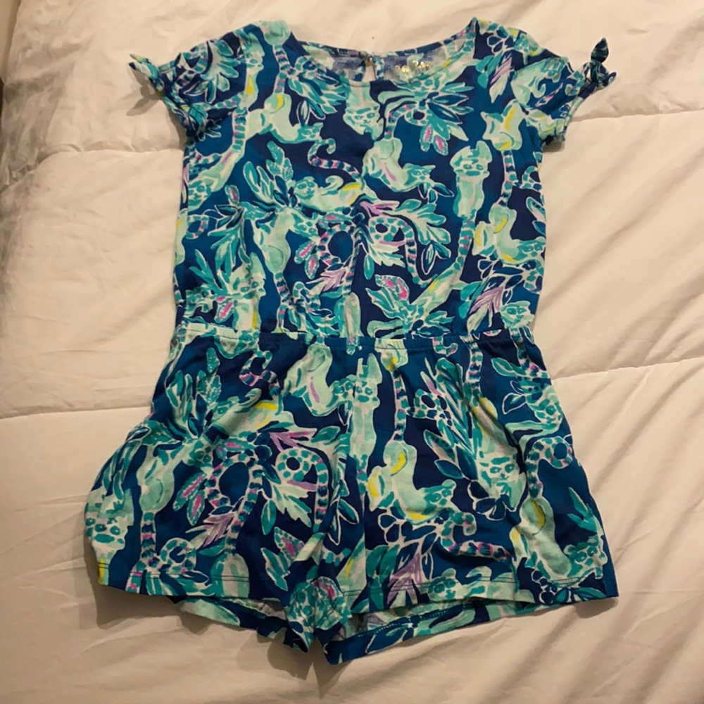 Lilly Pulitzer Romper with Bow Detail on the Arm